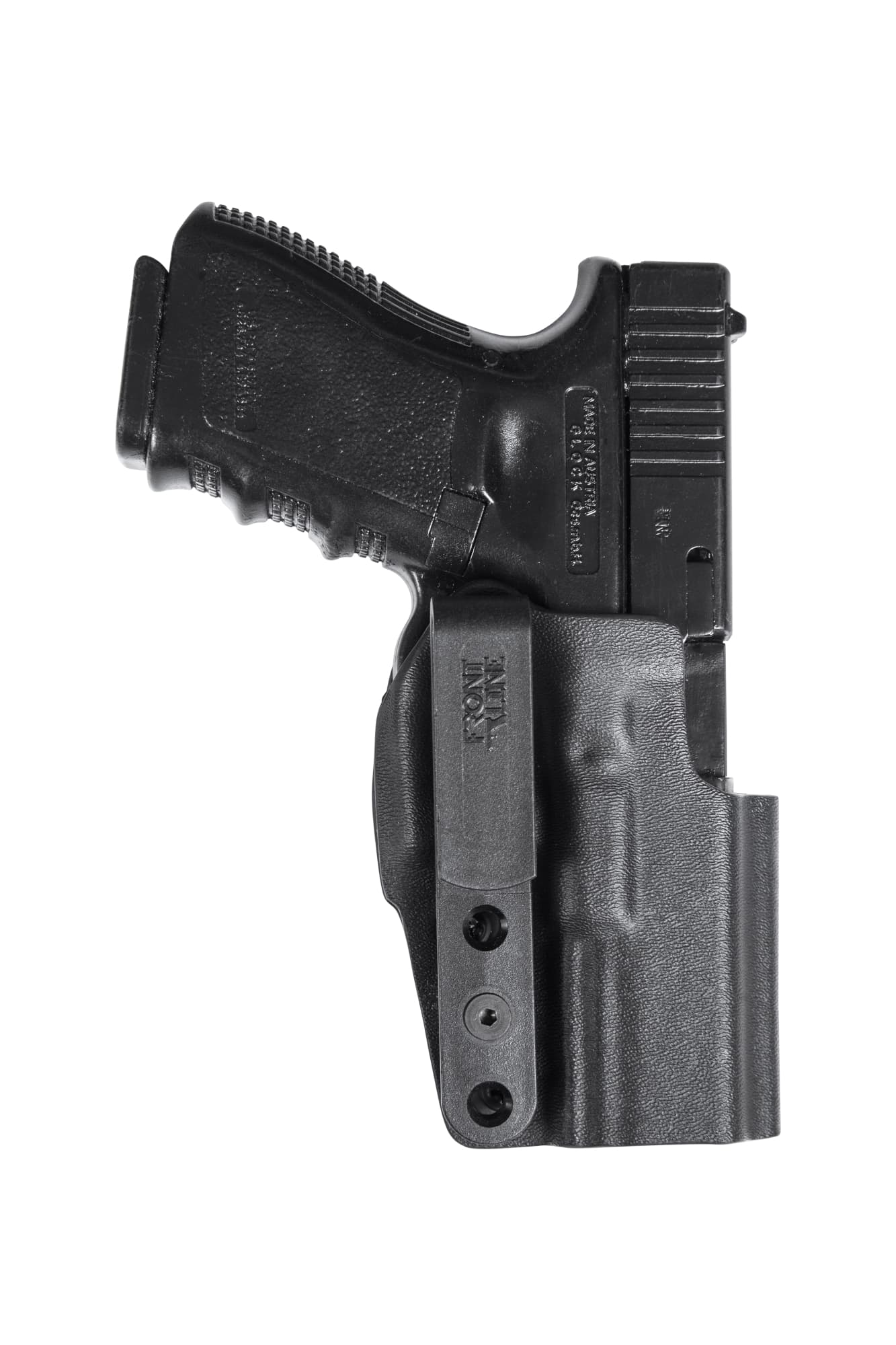 Front Line Model 38 Kydex IWB holster front view